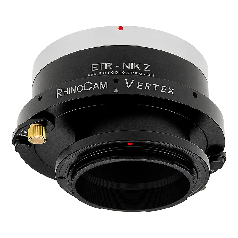 RhinoCam Vertex Rotating Stitching Adapter, Compatible with Bronica ETR Mount SLR Lens to Nikon Z-Mount Mirrorless Cameras