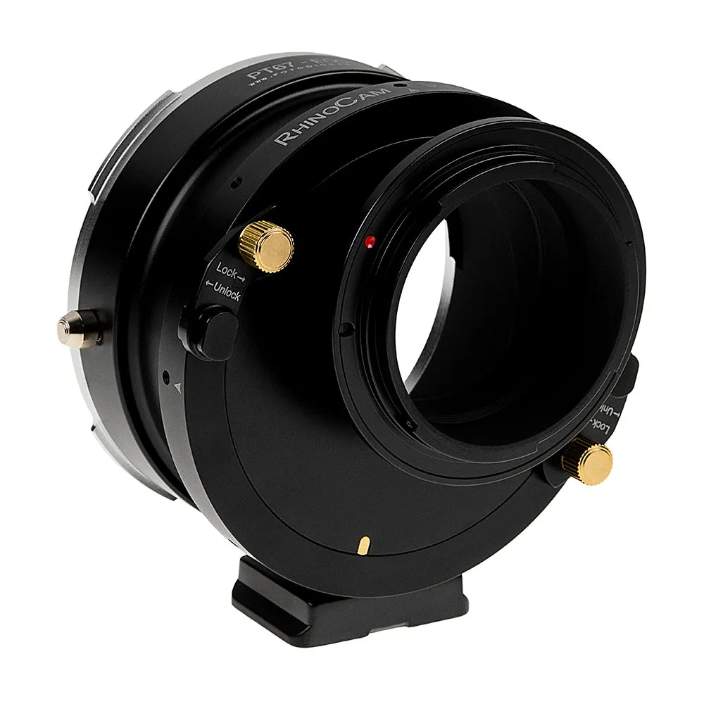 RhinoCam Vertex Rotating Stitching Adapter, Compatible with Pentax 6x7 (P67) Mount SLR Lens to Canon RF Mount Mirrorless Cameras