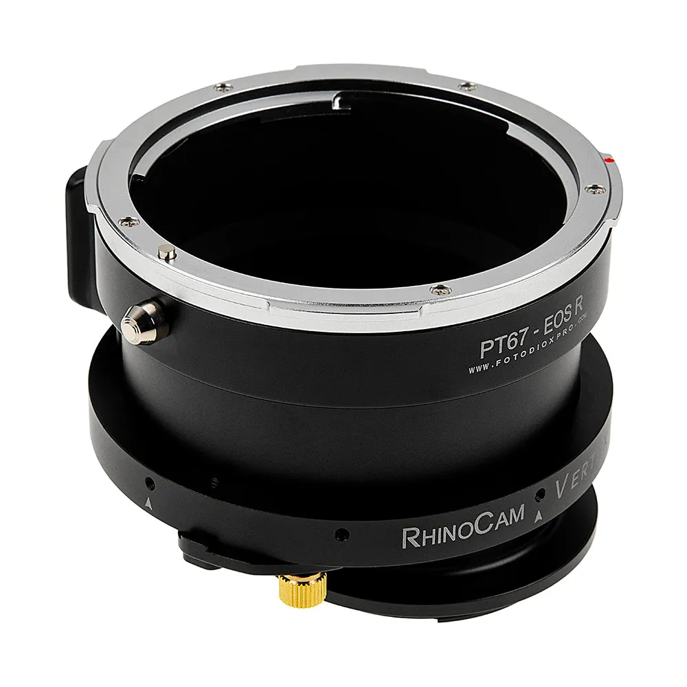 RhinoCam Vertex Rotating Stitching Adapter, Compatible with Pentax 6x7 (P67) Mount SLR Lens to Canon RF Mount Mirrorless Cameras