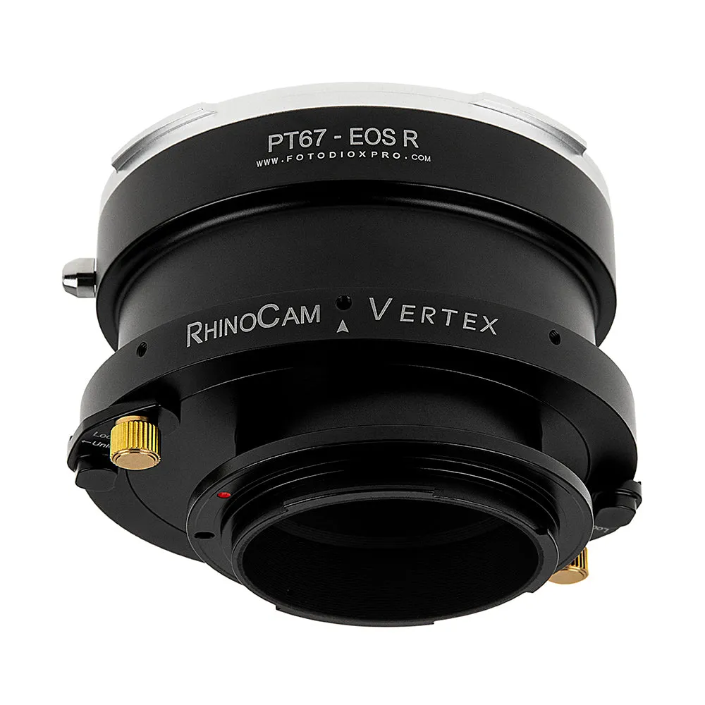 RhinoCam Vertex Rotating Stitching Adapter, Compatible with Pentax 6x7 (P67) Mount SLR Lens to Canon RF Mount Mirrorless Cameras