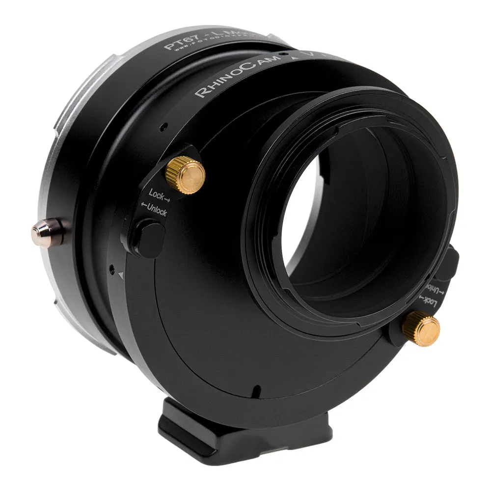 RhinoCam Vertex Rotating Stitching Adapter, Compatible with Pentax 6x7 (P67) Mount SLR Lens to L-Mount Alliance Mirrorless Cameras