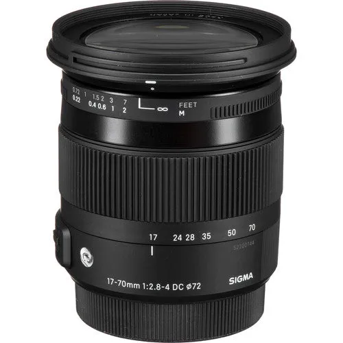 Sigma 17-70mm f/2.8-4 DC Macro OS HSM Contemporary Lens for Nikon F   Kit