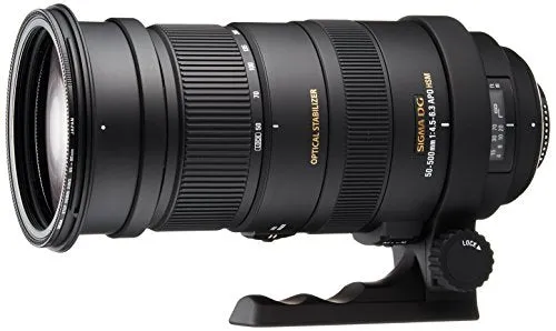 Sigma 50-500mm f/4.5-6.3 APO DG OS HSM SLD Ultra Telephoto Zoom Lens