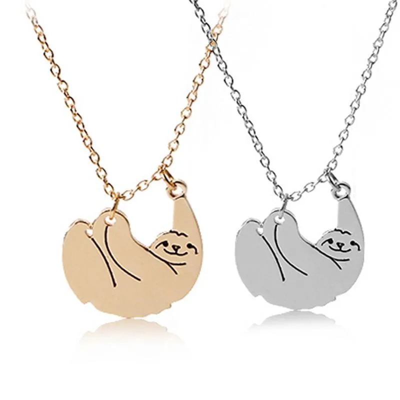 Sloth Wildlife Fashion Necklace