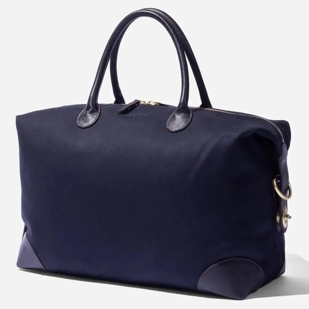 Small Weekend Bag - Blue Canvas by Baron