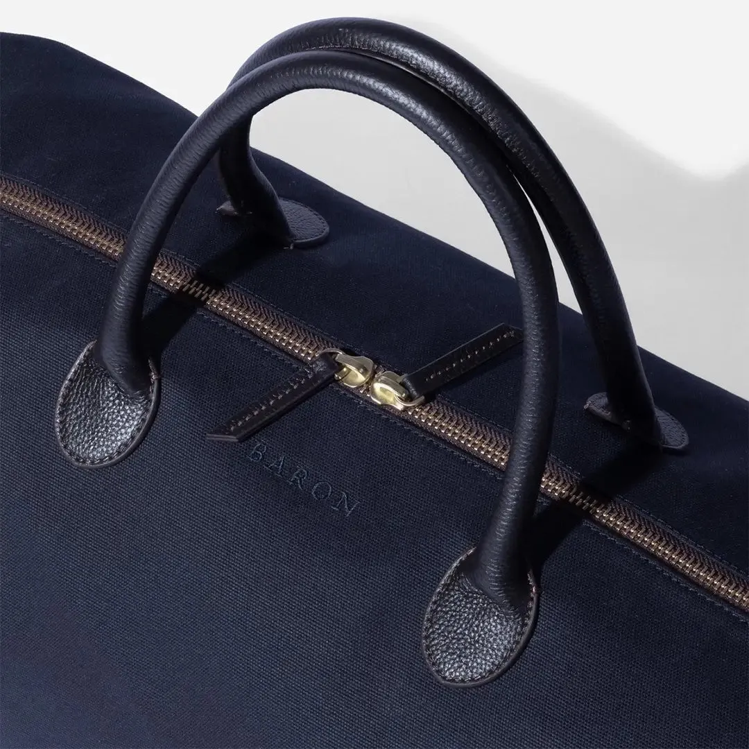 Small Weekend Bag - Blue Canvas by Baron
