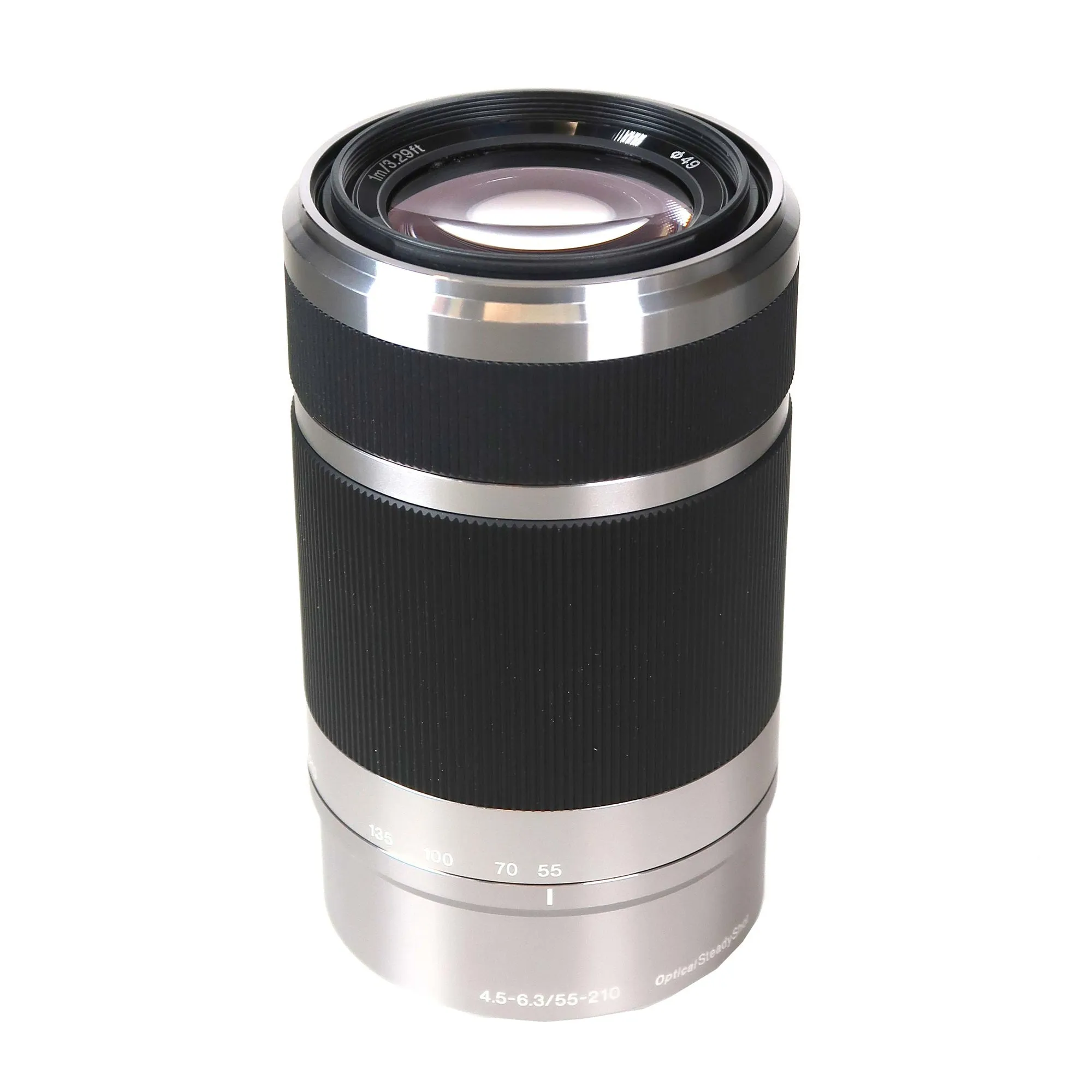 Sony E 55-210mm F4.5-6.3 Lens (Silver)   Lens Pouch   16GB Memory Card   Wallet   Cap Holder