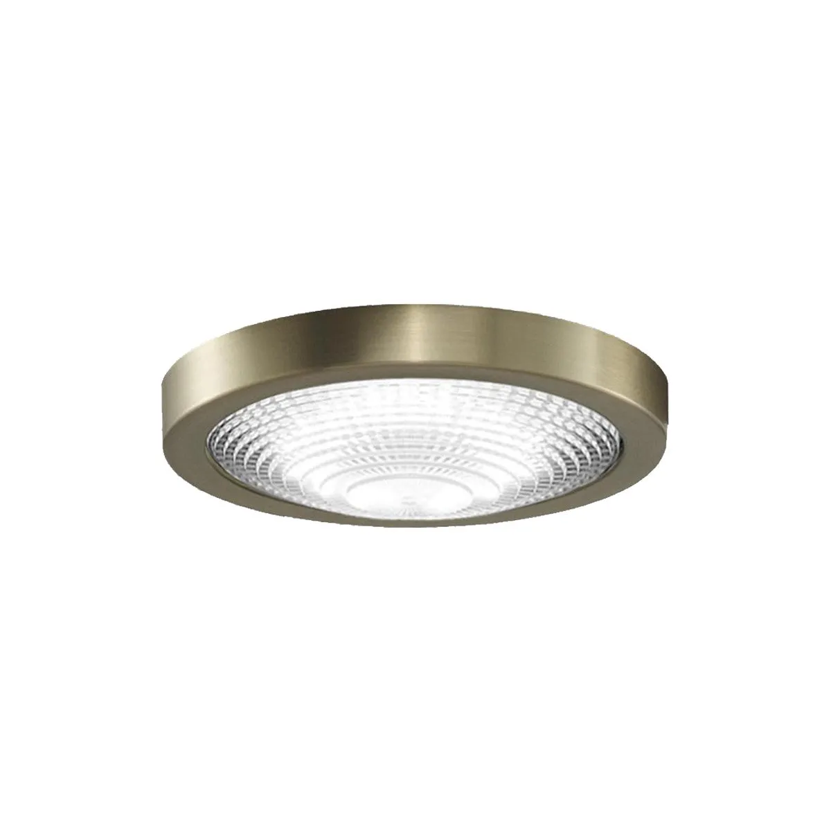 Spitfire DC Ceiling Fan CCT LED Light Kit, Brushed Satin Brass Finish