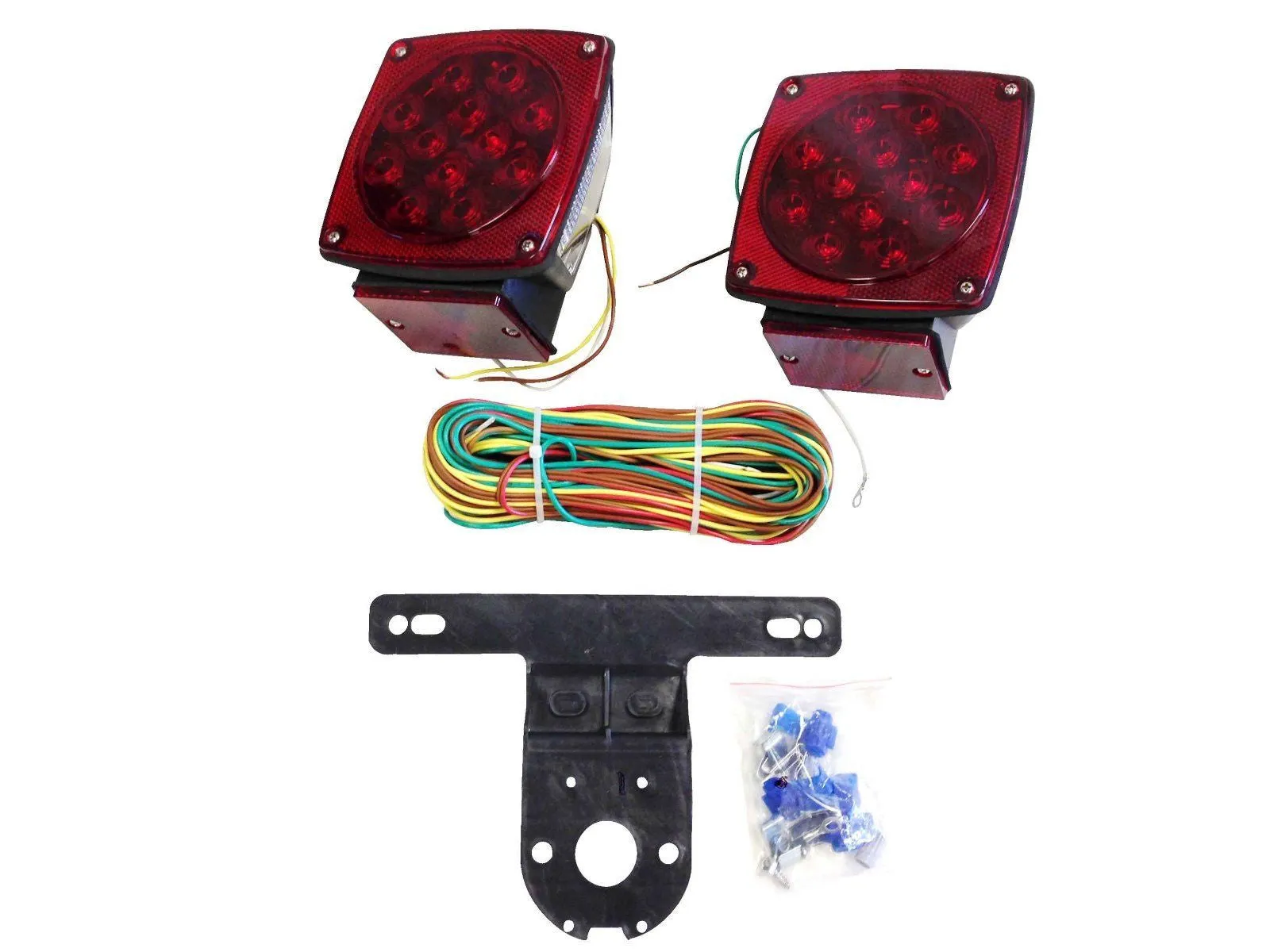 Submersible Underwater Led Tail Rear Waterproof Lights Kit for Car Trailer Boat