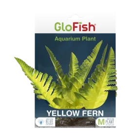 Tetra GloFish Yellow Fern Aquarium Plant
