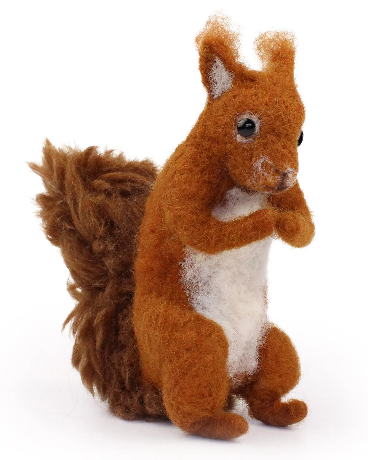 The Makerss - Small Red Squirrel Needle Felt Kit