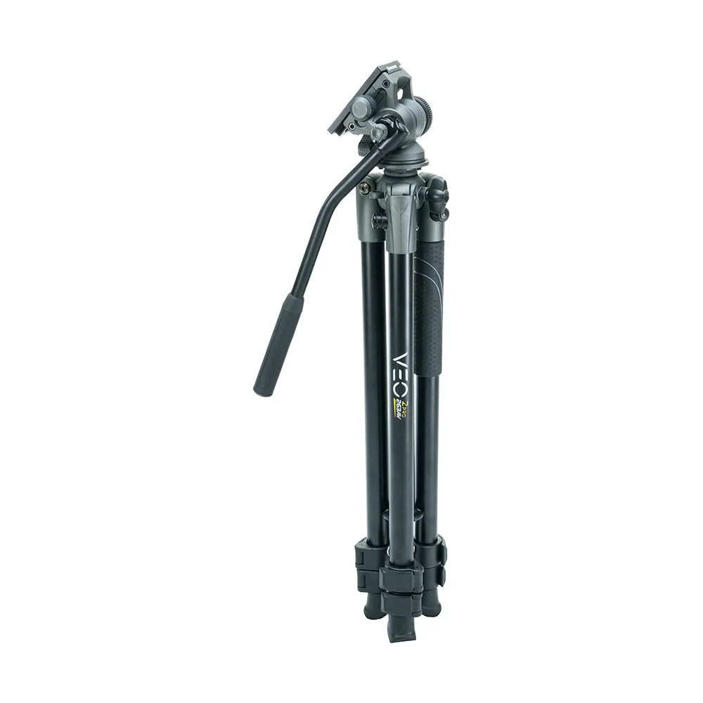 VEO 2 PRO 263AV ALUMINUM TRIPOD WITH 2-WAY VIDEO PAN HEAD - RATED AT 11LBS/5KG