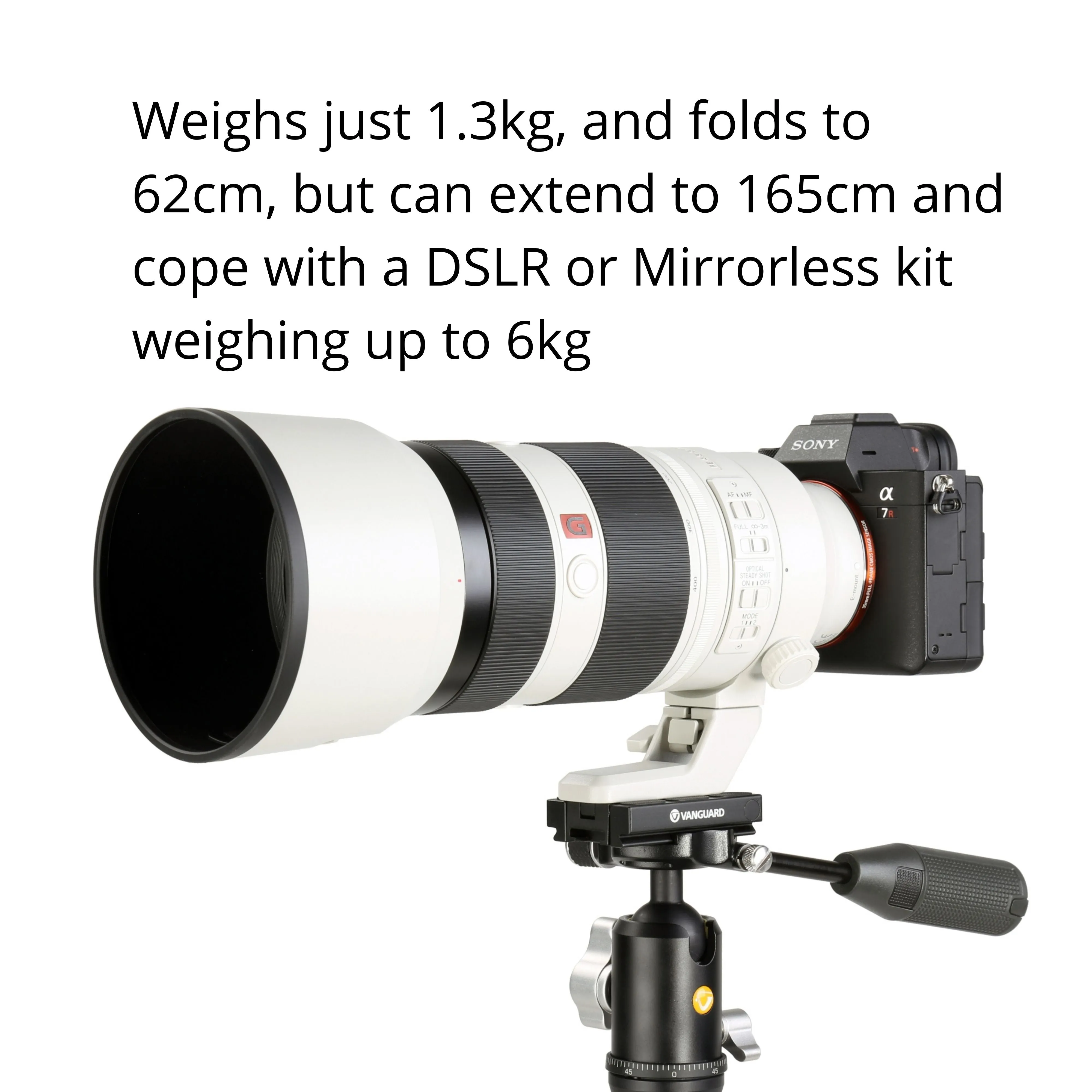 VEO 2S CM-264TBP120T 26mm Carbon Monopod with Ball Head