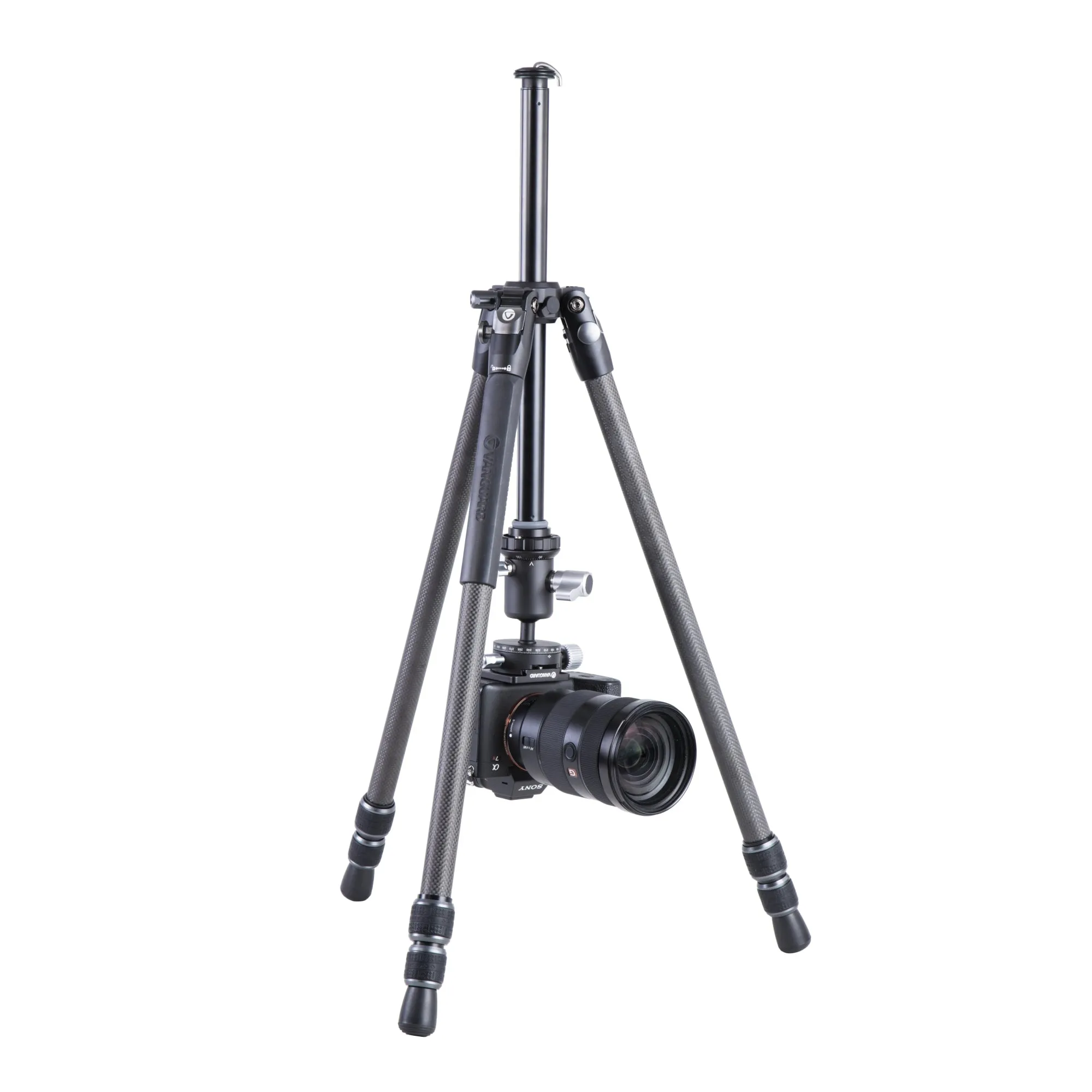 VEO 3 263CB Traditional Carbon Tripod with dual axis ball head - 15kg capacity