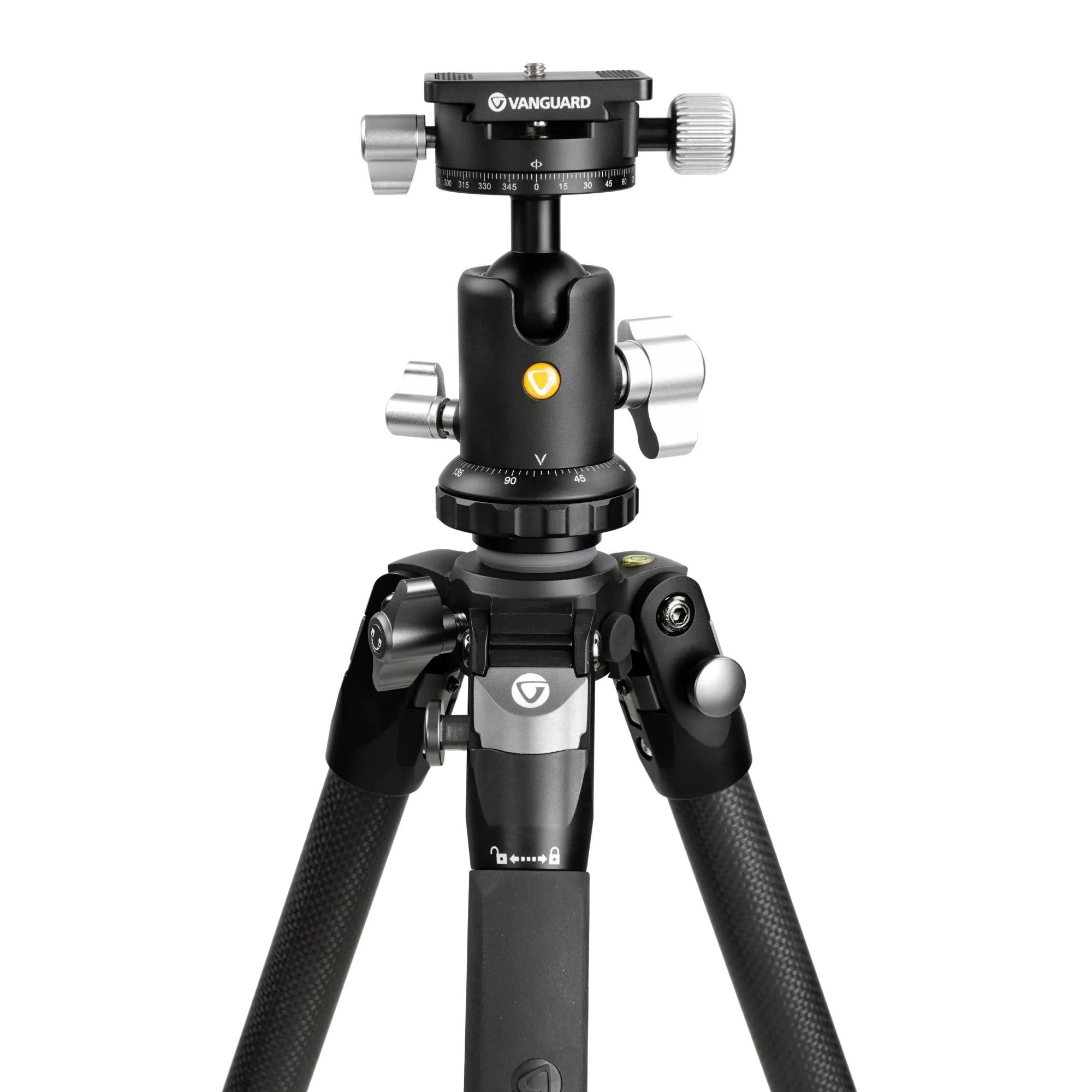 VEO 3 263CB Traditional Carbon Tripod with dual axis ball head - 15kg capacity
