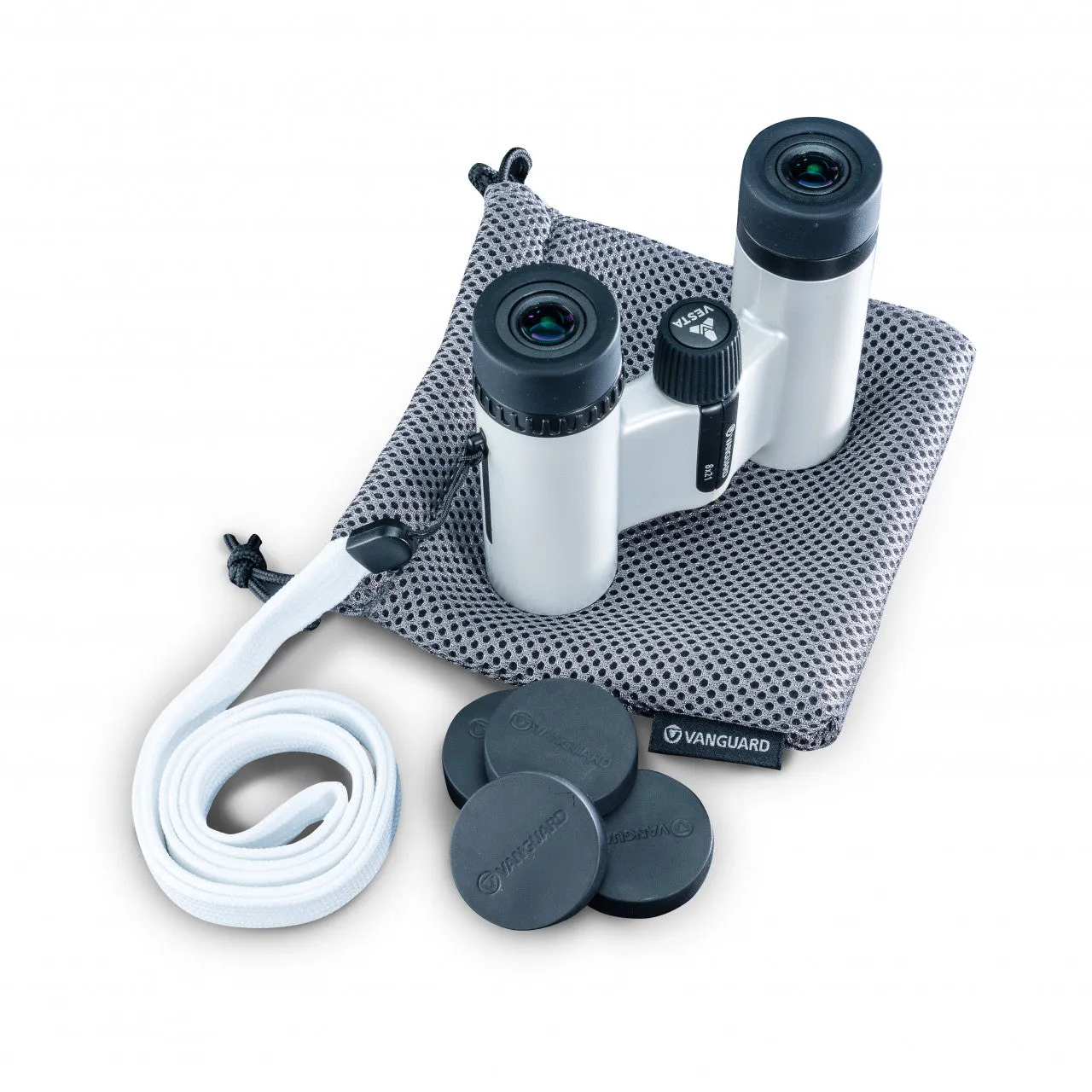 Vesta Compact Binocular 8x21 - White Pearl