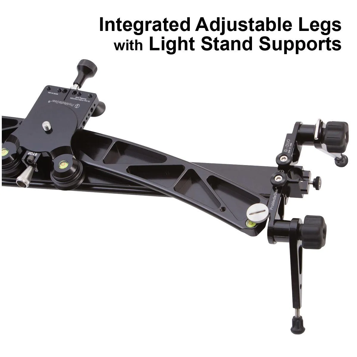VS32 DUO Dual Track Video Slider 32" Straight & 72" Curved with Carrying Case