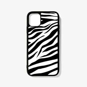 Zebra Pattern Glass Case